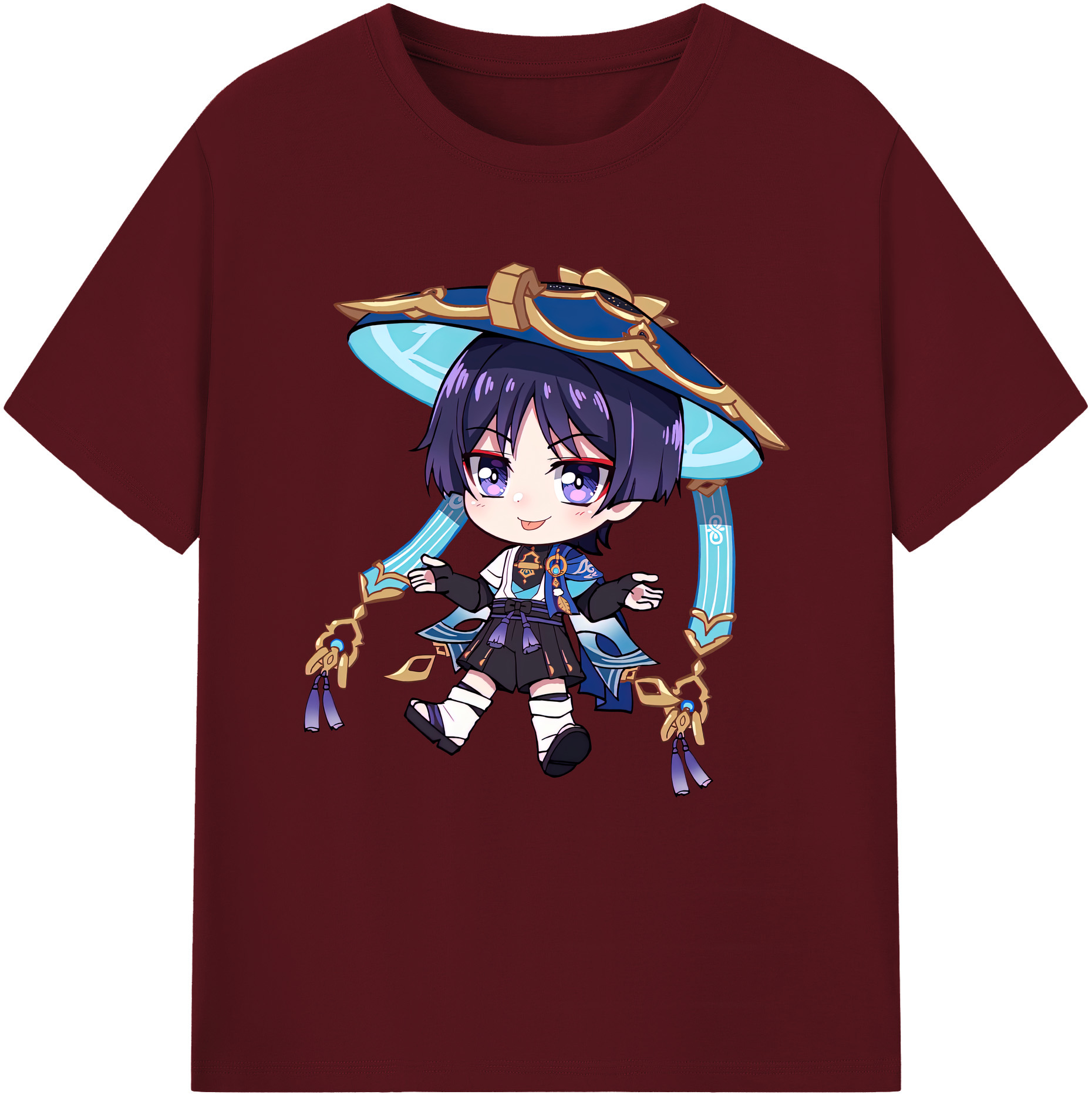 げんし神 さんペい genshin Sanpei 綿100％半袖Tシャツ（フロントプリント）